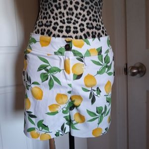 Isaac Mizrahi lemon shorts